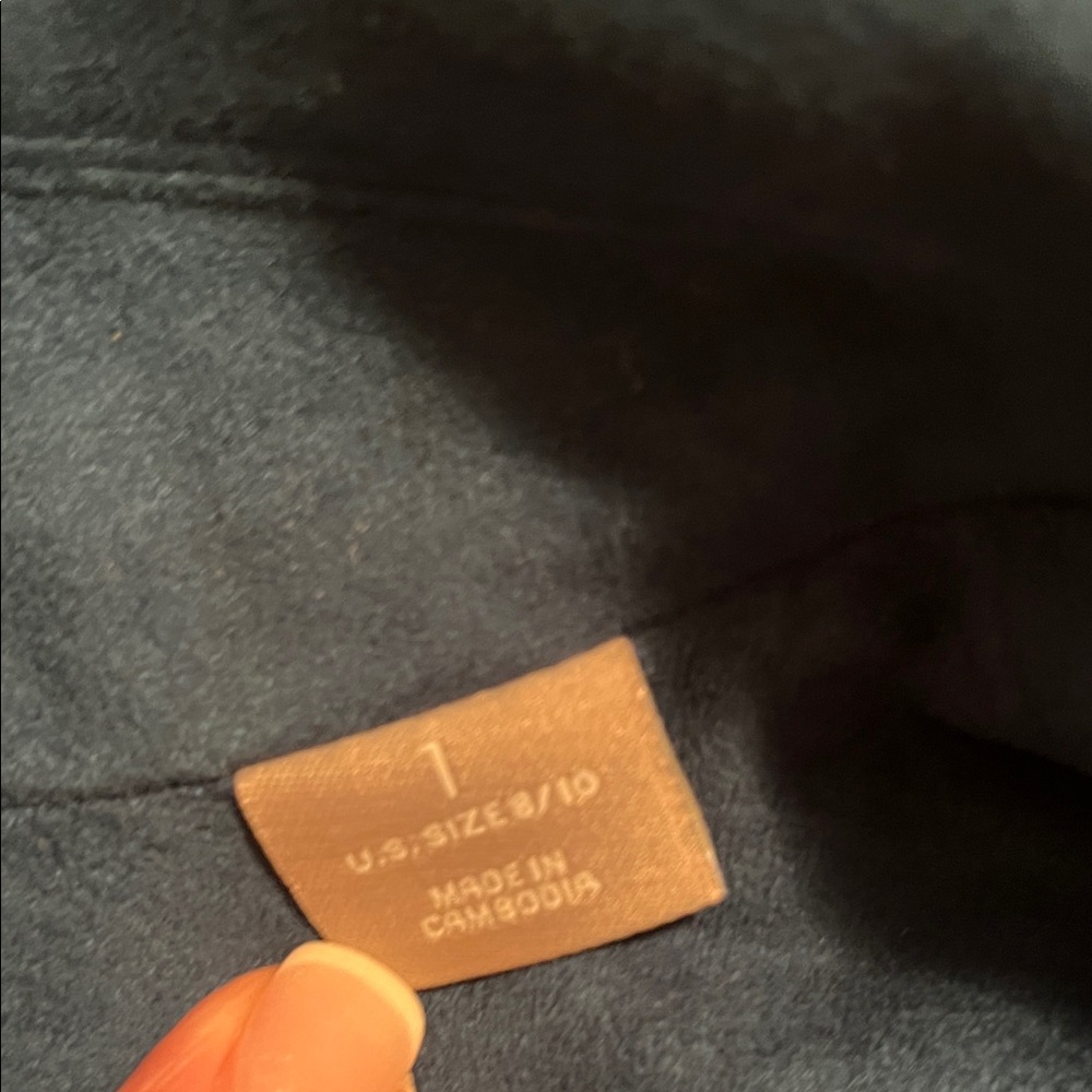 Chico's Teal Suede Blue Jacket- NEW Never worn - Picture 4 of 8
